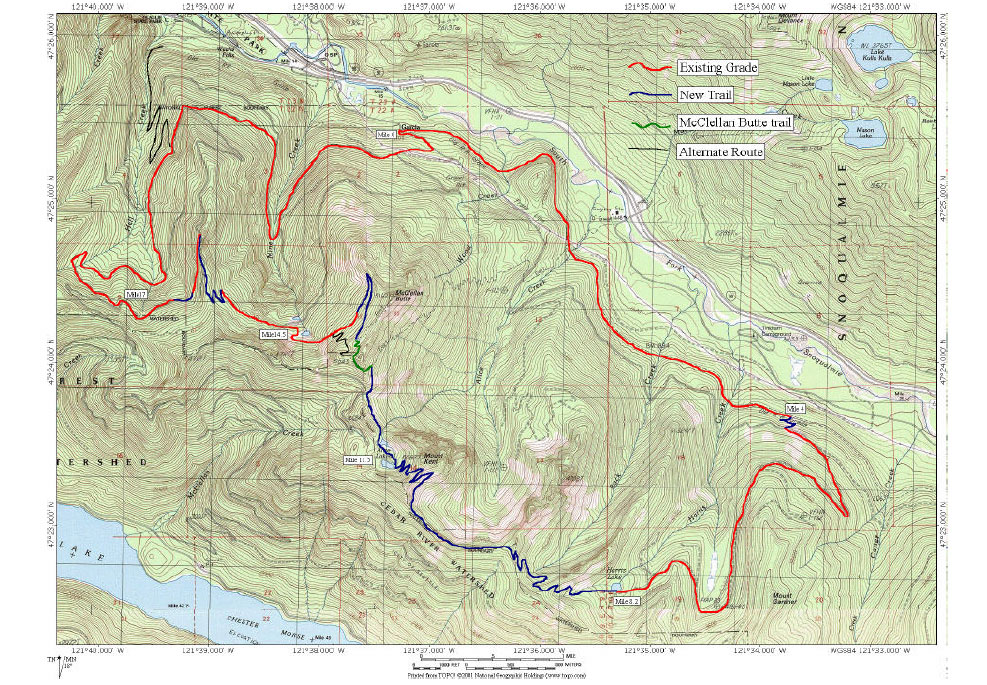 mountain biking trail